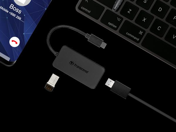 Produktbild Transcend TS-HUB2C (USB-C, 4 Ports)