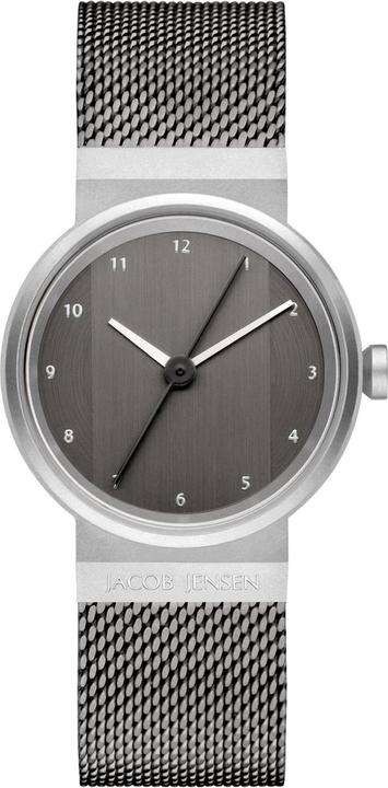Jacob Jensen 792 New Line Horloge - Jensen dames horloge - Grijs - diametro 29 mm - roestvrij staal (29 mm)