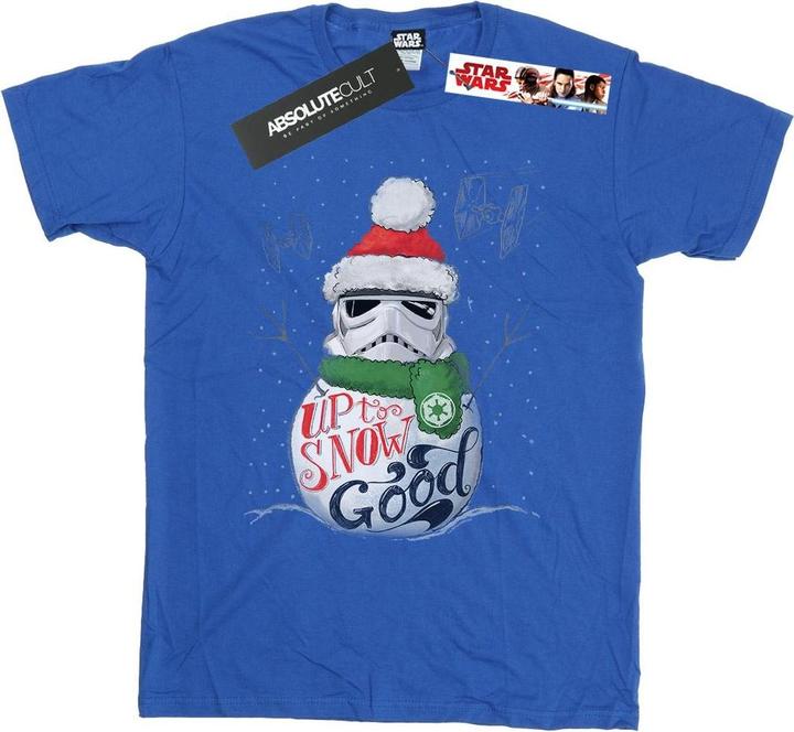 Actual product image Star Wars Mens Stormtrooper Up To Snow Good T-Shirt (M)