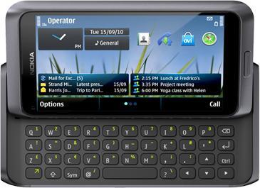 Nokia E7-00 - QWERTZ - Dark Grey (16 GB, Black, Grey, 4", Single SIM, 8 Mpx, 3G)
