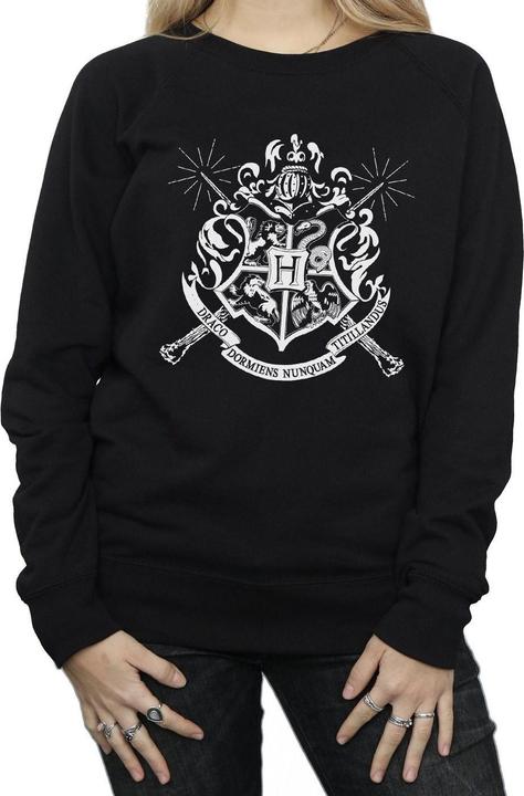 Immagine prodotto Hogwarts Badge Wands Felpa Donna (M)