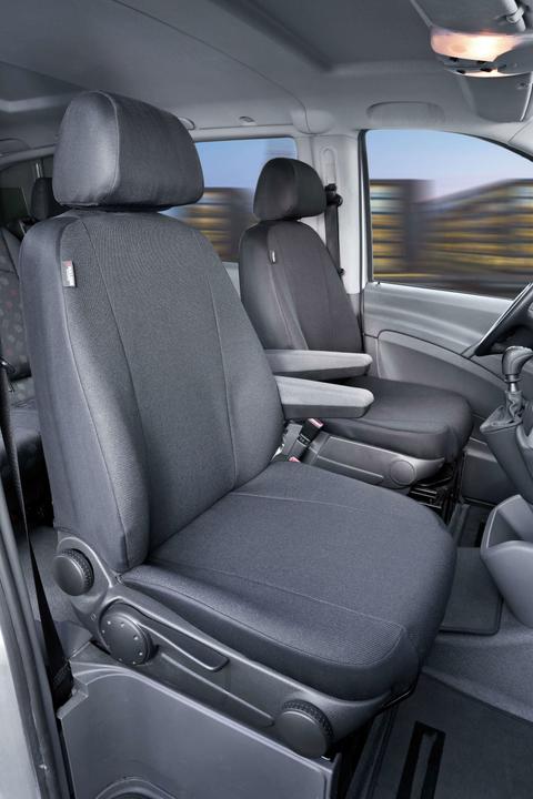 Actual product image Walser Seat covers for Mercedes Viano and Vito W638 & W639 for 2 ES for armrest inside BJ 06/2003 - 2013