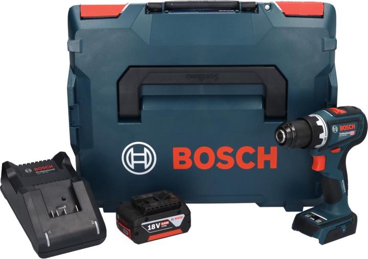 Actual product image Bosch Professional Bosch GSR 18V-90 C Professional Cordless Drill Driver 64 Nm 18V Brushless + 1x Battery 5.0 Ah + (Rechargeable battery operated)