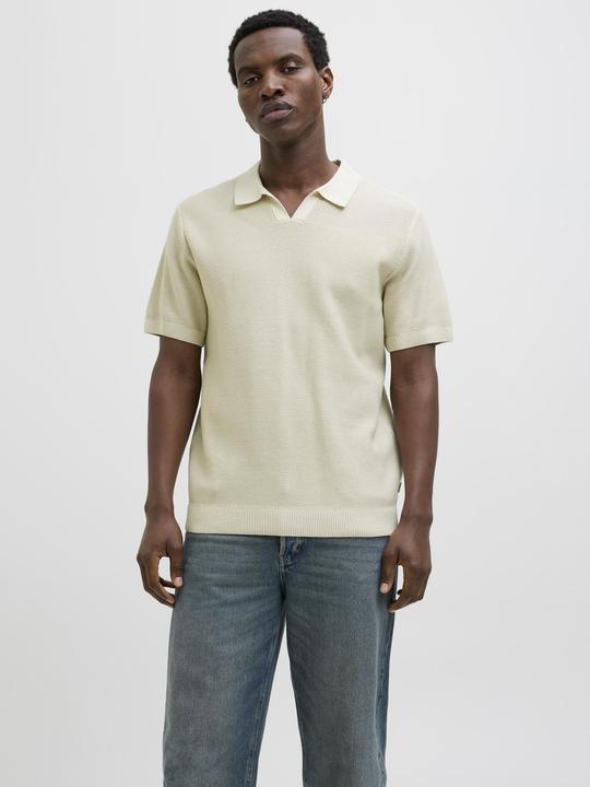 Produktbild Jack & Jones Jprcceaston Knit Split Neck Ss Sn (XXL)