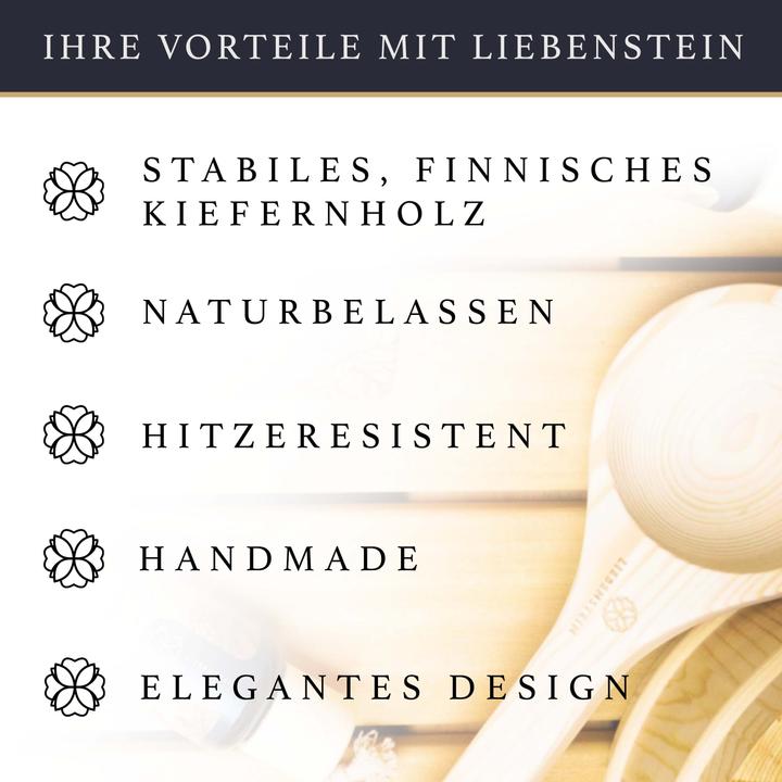 Image du produit Liebenstein Seau pour sauna avec louche, Set d'accessoires pour sauna