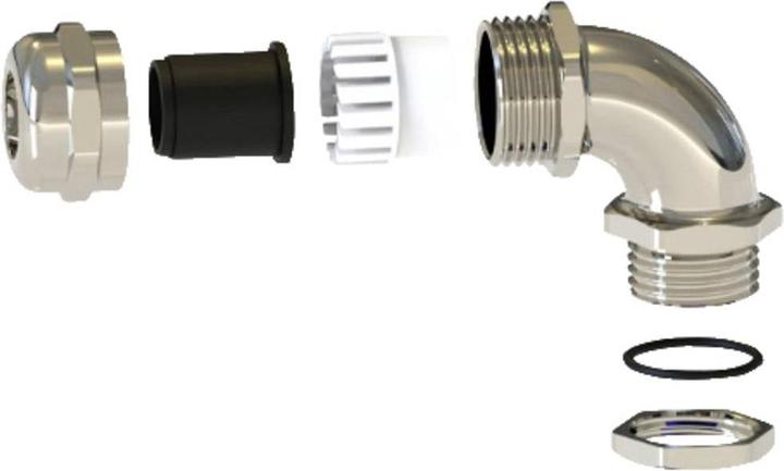 Immagine prodotto Tru Components TC-11447396 Pressacavo M25 x 1,5 ottone (nichelato) metallo 1 pezzo.