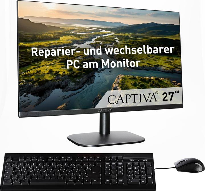 Immagine prodotto Captiva Power Starter All-in-One I84-916 (27.0/Ultra 5-125H/500GB/16GB/WLAN/Windows 11 Home 64-bit) (Intel Core Ultra 5 125H, 16 GB, 500 GB, Grafica Intel Arc)