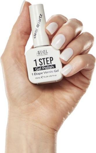 Actual product image Ardell 1 Step Gel Polish Clear Quartz 10 ml (Clear Quartz, Gel-Effect Nail Polish)