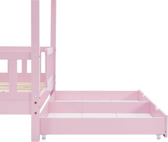 Actual product image Juskys Marli cot with bed base and slatted frame (80 x 160 cm)