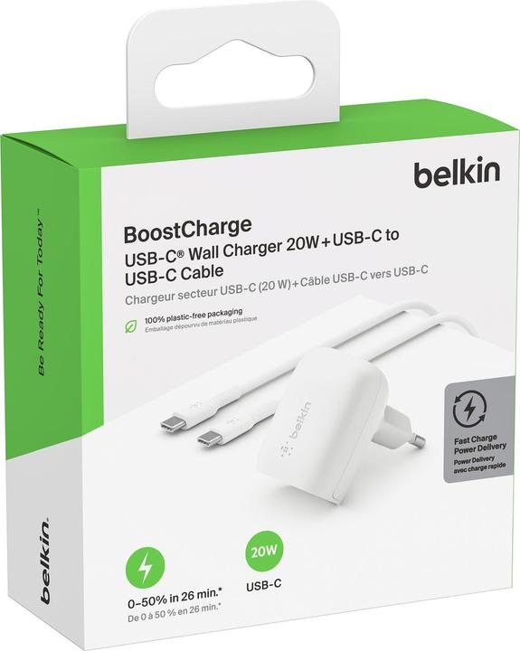 Productafbeelding Belkin Boost Charge 20w USB-C Charger (20 W)