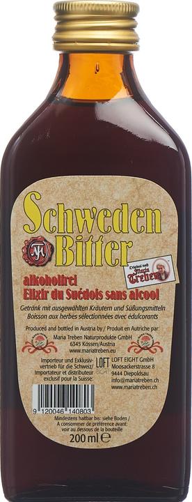 Actual product image Maria Treben Schwedenbitter Original to Alcohol Free (1 x 20 cl)