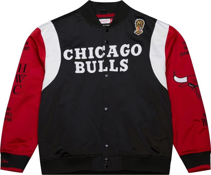 Image du produit Mitchell & Ness M&N Heavyweight Satin Veste NBA Chicago Bulls (L)