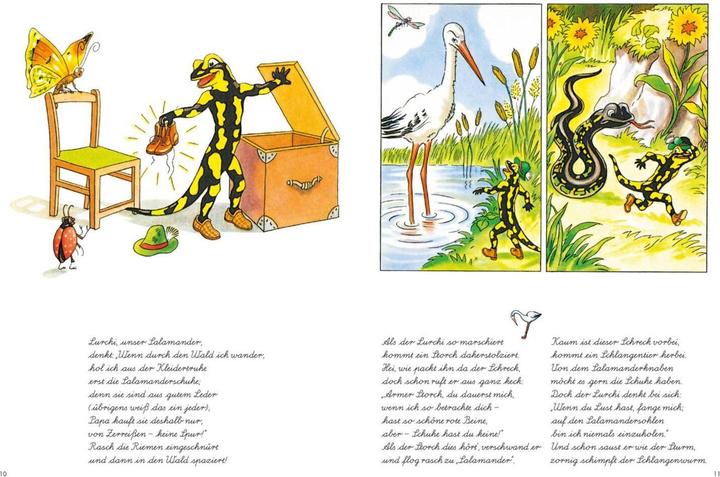 Actual product image Lurchis Abenteuer 1: Das lustige Salamanderbuch (German, Erwin Kühlewein, 2019)