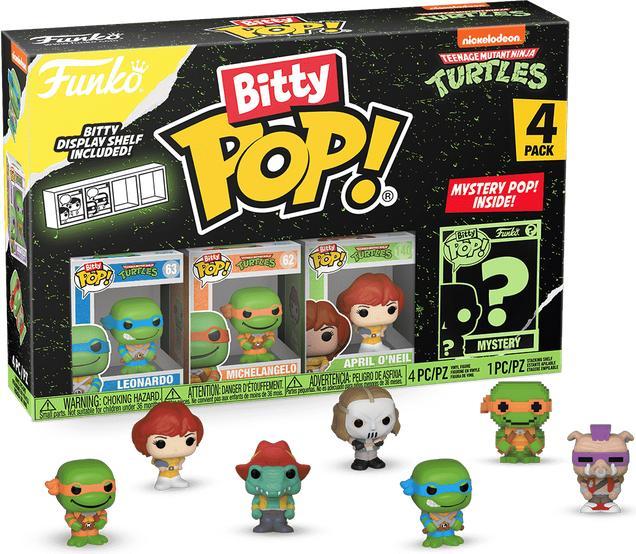 Image du produit Funko Les Tortues ninja pack 4 figurines Bitty POP! Vinyl Leonardo 2,5 cm
