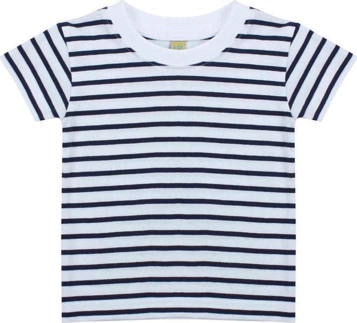 Larkwood Baby Kurzarm Streifen Tshirt