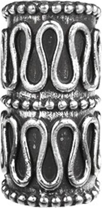 Immagine prodotto Star Piercing Cuffia all'orecchio con onde d'argento e palline (Ottone)