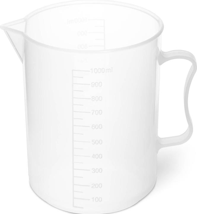 Steinberg Bécher gradué - 10 unités - Avec bec verseur et poignée - 1 000 ml