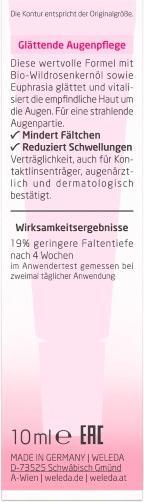 Actual product image Weleda Wild Rose Smoothing Eye Cream (Crème, 10 ml)