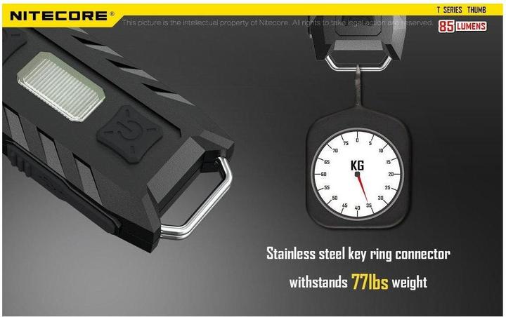 Actual product image Nitecore Thumb (7.40 cm, 85 lm)