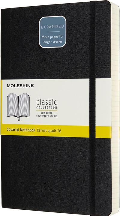 Image du produit Moleskine Calepin (A5, Quadrillé, Couverture souple)