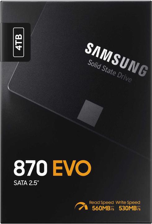 Actual product image Samsung 870 EVO (4000 GB, 2.5")