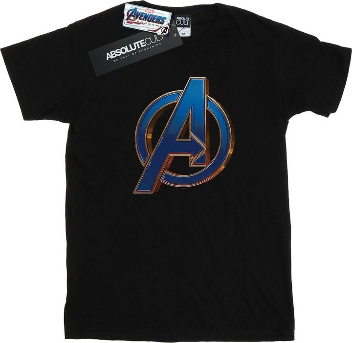 Avengers Endgame Heroic Logo Baumwolle Boyfriend TShirt