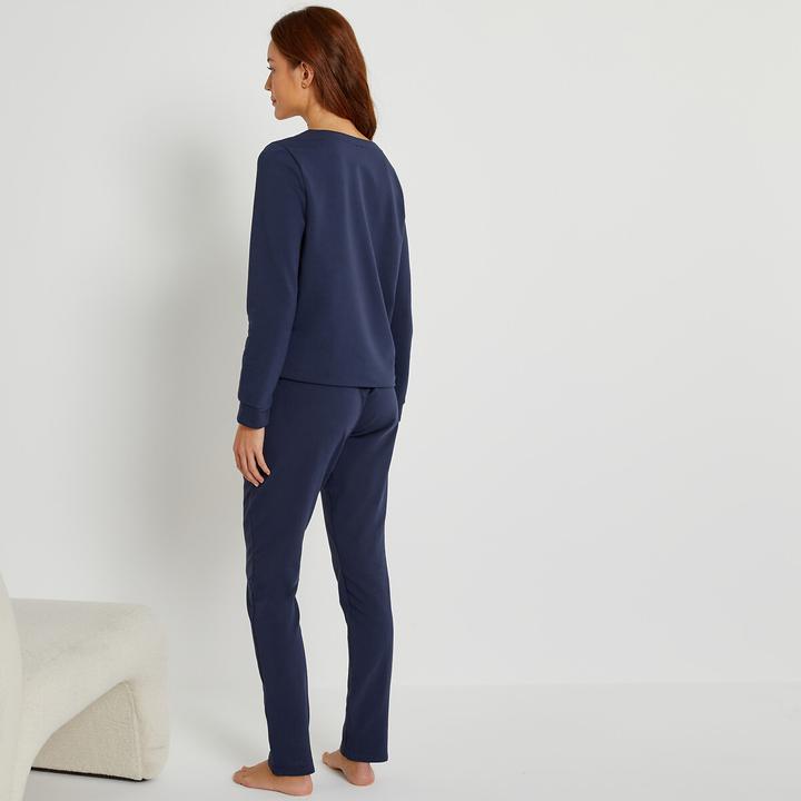 Produktbild La Redoute Collections 2-teiliger Pyjama aus Sweatware (W32/L34)