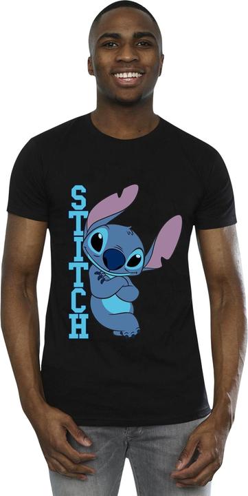 Actual product image Disney Mens Lilo And Stitch Posing T-Shirt (L)