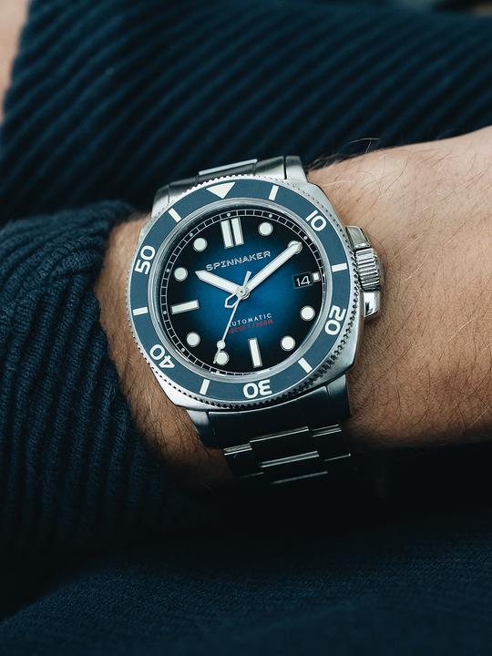 Actual product image Spinnaker SP-5088-22 Hull Diver Automatic 42mm 30ATM (42 mm)