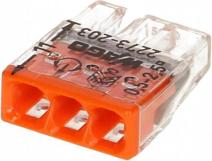 Actual product image Wago Plug-in terminal Contact Compact 3-fold