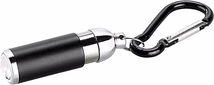 Actual product image Pearl Focusable mini flashlight with keychain