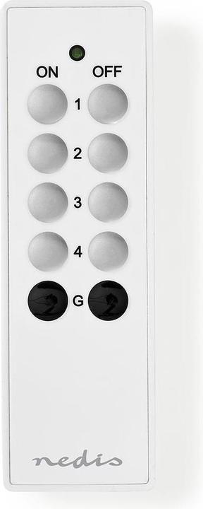 Immagine prodotto Nedis Telecomando RF | 4 canali | Pulsanti programmabili (Telecomando universale, Radio frequenza (RF))