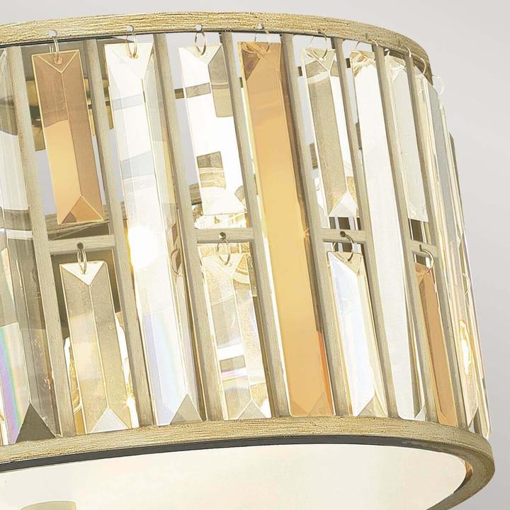 Actual product image Elstead Lighting Gemma ceiling light E27 triple silver leaf (E27)