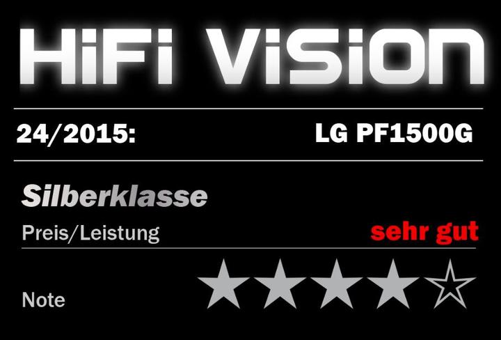 Actual product image LG Pf1500g (Full HD, 1400 lm, 1.4:1)