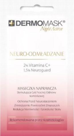 Produktbild L´Biotica Dermomask Night Active Neuro Rejuvenation Reparaturmaske für Nacht 12 ml (12 ml)