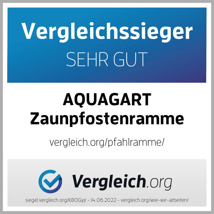 Label énergétique Aquagart Z-Profil Zaunpfostenramme Zaunramme für Wildzaun Forstzaun Weidezaun