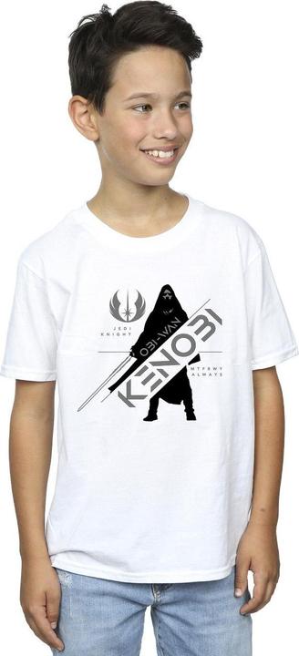 Actual product image Star Wars Boys Obi-Wan Kenobi Jedi Knight T-Shirt (152, 158)