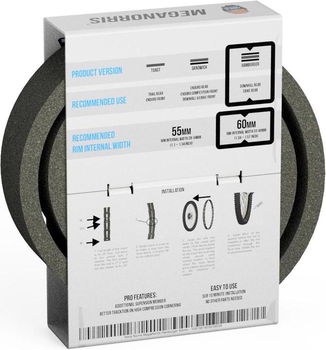 Produktbild Huck Norris Reifen-Einlage Meganorris Hamburger, Breite 60 mm