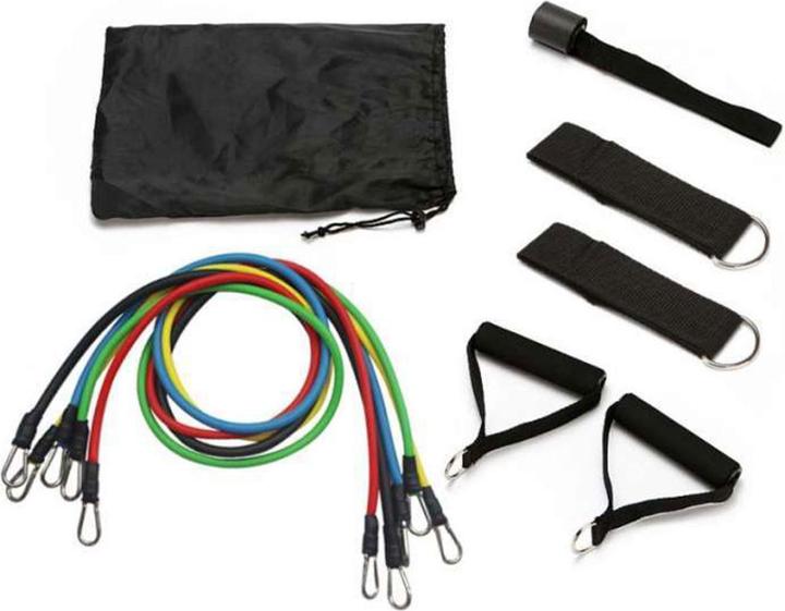 Image du produit Gym Universe Kit de bandes de fitness Resistance avec 11 pièces (Léger)