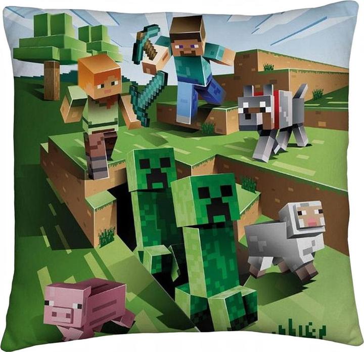 Immagine prodotto Minecraft Personaggi Cuscino Imbottito (40 x 40 cm)