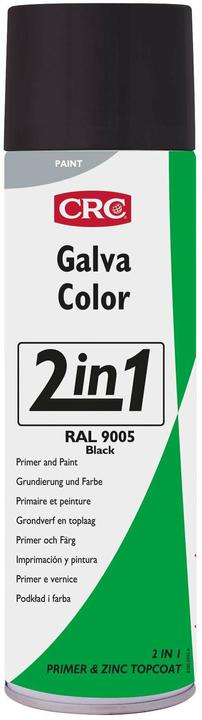 Produktbild CRC Farb-Schutzlack GalvaColor 2in1, 9005 Tiefschwarz 500 ml (500 ml, Tiefschwarz (RAL 9005))