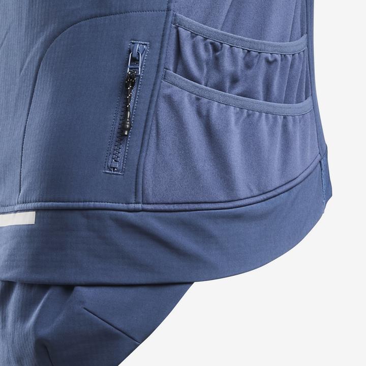 Image du produit Rockrider Veste hiver MTB vélo homme bleu (3XL)