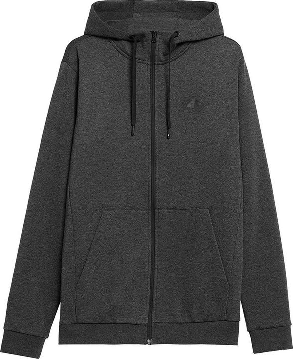 Actual product image 4F Men's sweatshirt dark grey melange NOSH4 BLM353 23M S (S)
