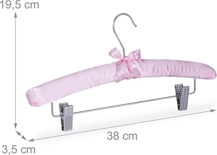 Image du produit Relaxdays Cintre satin (5 x)
