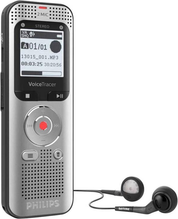 Produktbild Philips Digitales Diktiergerät VoiceTracer (8 GB)
