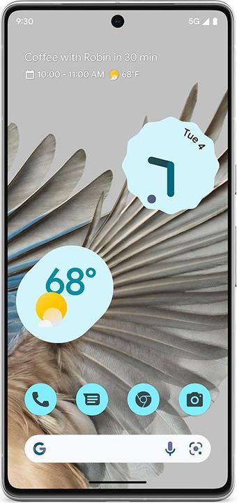 Image du produit Google Pixel 7 Pro (128 Go, Blanc, 6.70", SIM + eSIM, 50 Mpx, 5G)