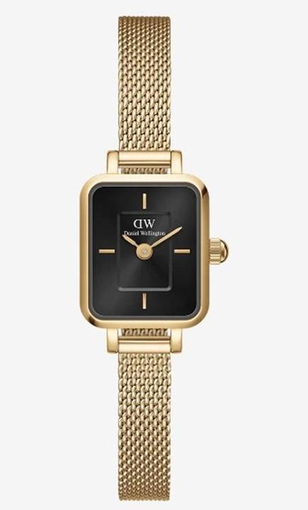 Immagine prodotto Daniel Wellington Quadro Mini Evergold Onyx Gold (Orologio da polso analogico, 15.50 mm)