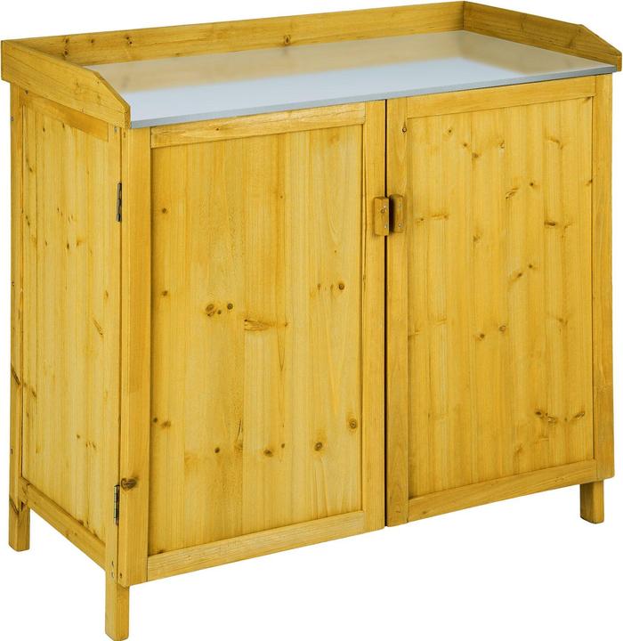 Actual product image tectake Garden storage bench