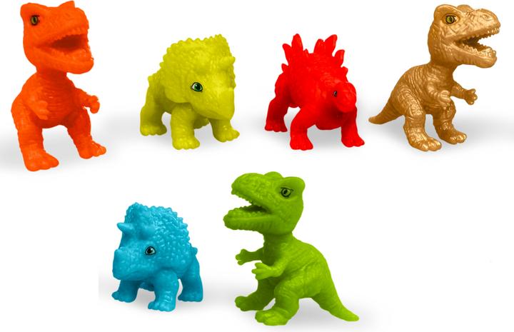 Produktbild Zimpli Kids Zimpli 6x Baff Bombz Dino-Überraschungs-Sammel-Badebomben-Spielzeug