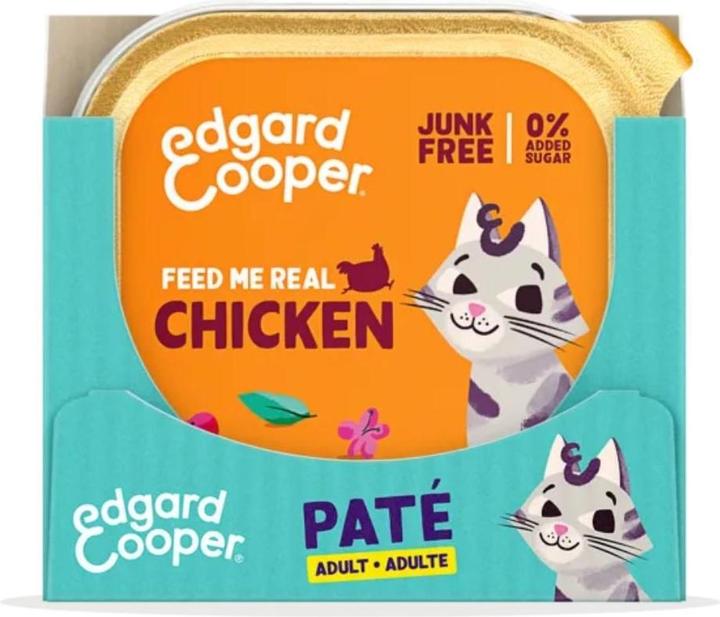 Immagine prodotto Edgard & Cooper Edgard Cooper - Cibo veterinario per gatti adulti Paté di pollo - 85g (Adulto, 85 g)
